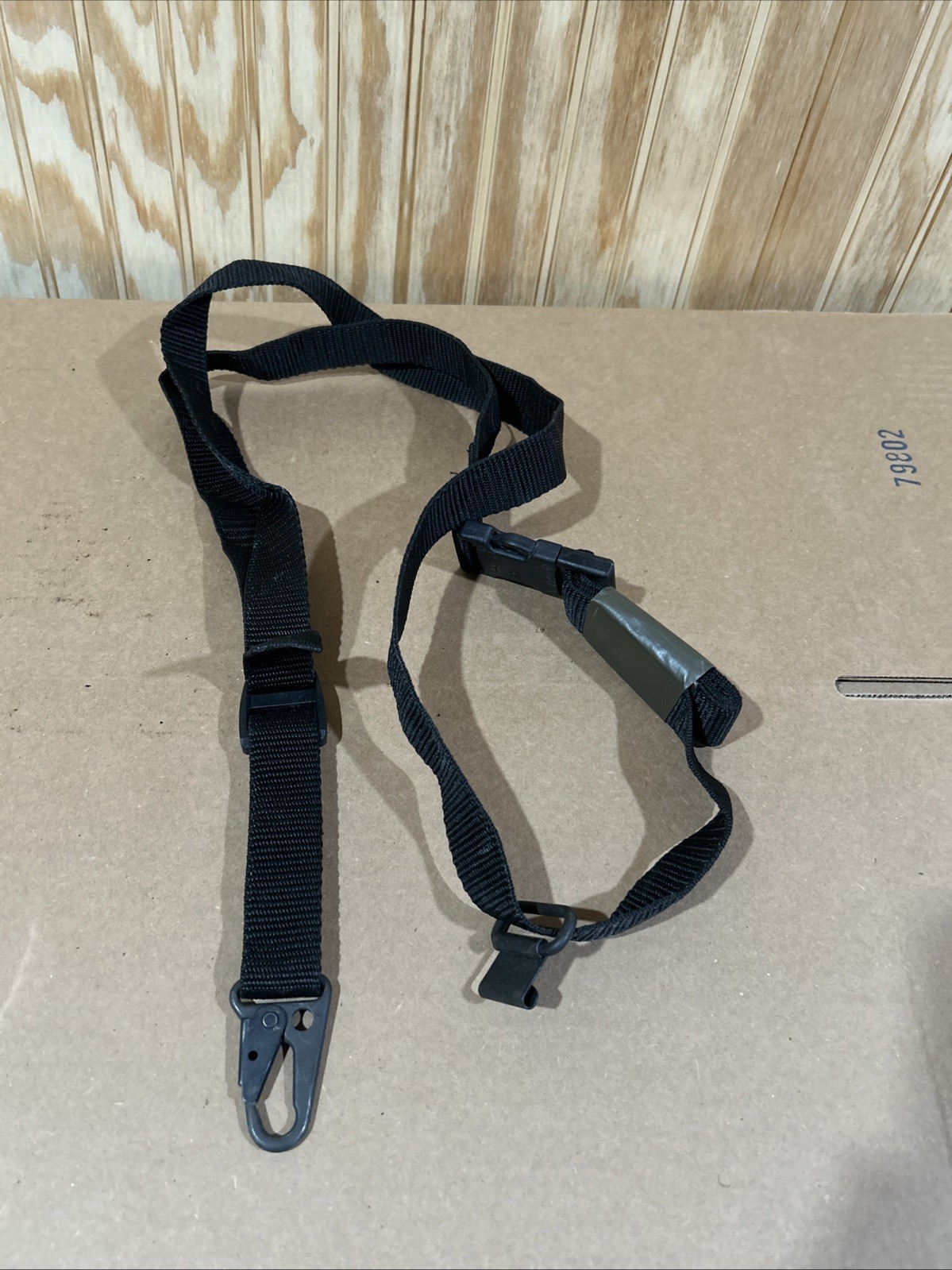 HK Heckler & Koch Small Arms Sling Black Nylon Vintage HK Heckler & Koch Small Arms Sling Black Nylon Vintage