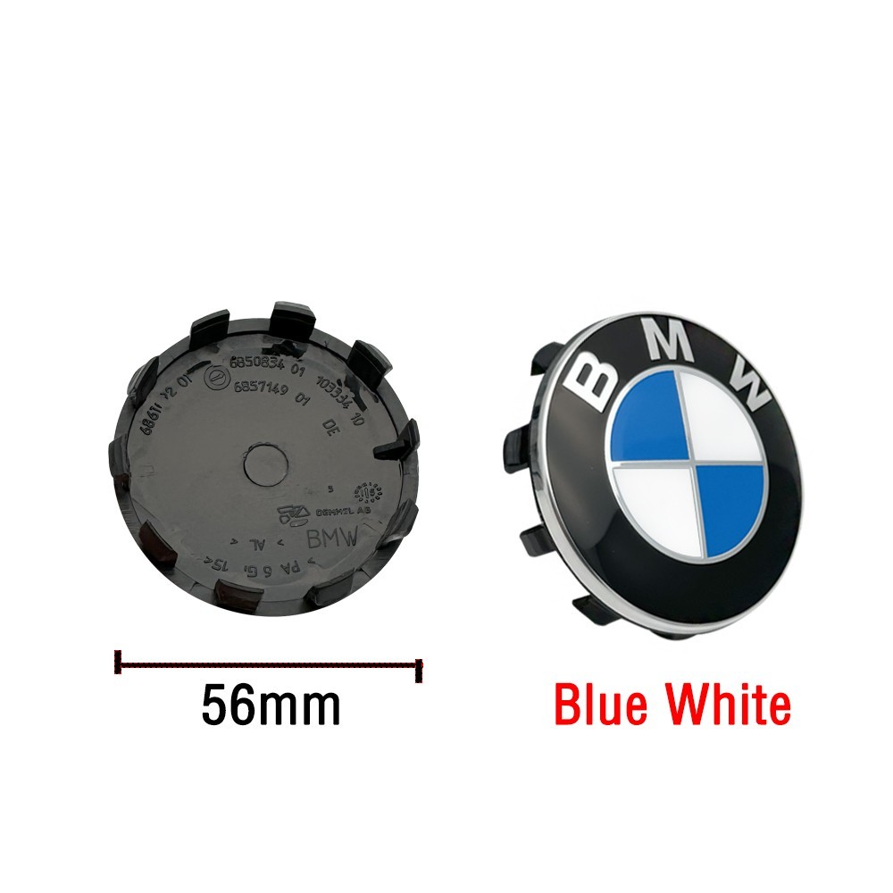 Set of 4PCS Emblem Fit For BMW 68mm Wheel Center Hub Caps Logo Badge Rim Hubcaps
