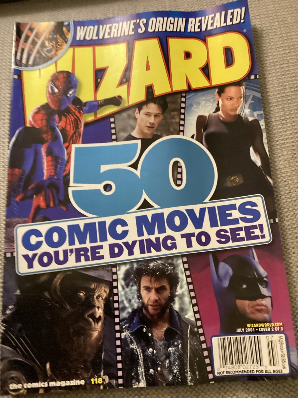 Wizard Comic Magazine 118, July 2001