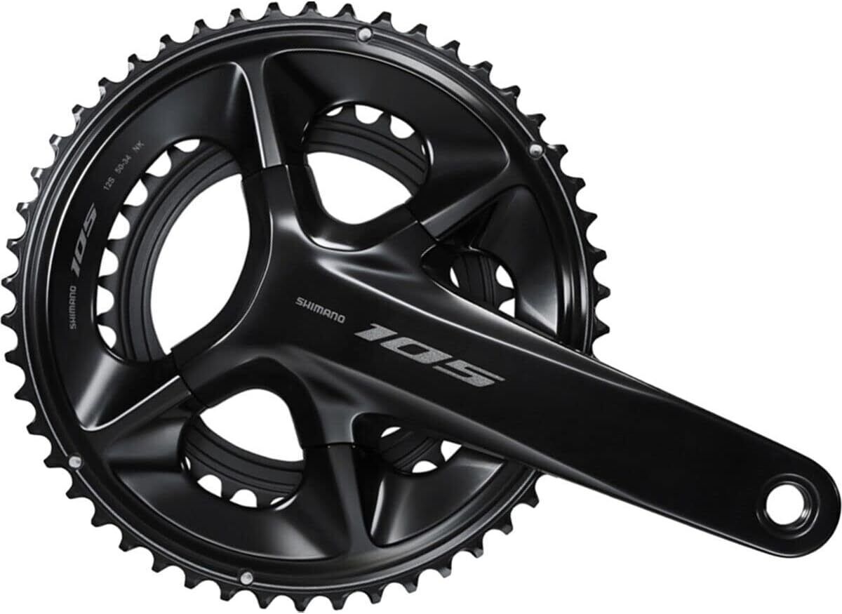 Shimano 105 Hollowtech II FC-R7100 2x12-Speed 50x34T 170mm/172.5mm Road Crankset