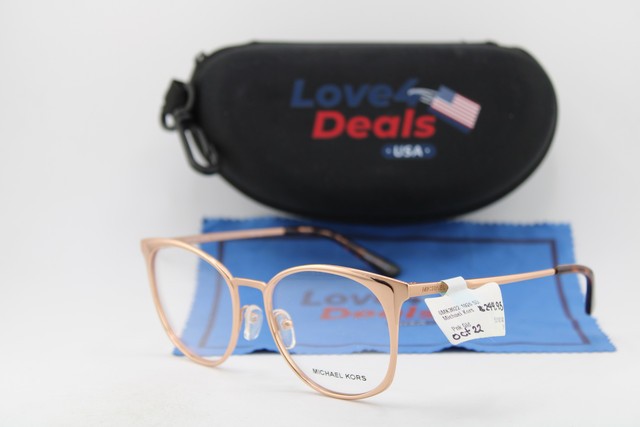 NEW MICHAEL KORS MK 3022 NEW ORLEANS 1026 GOLD HAVANA AUTHENTIC EYEGLASSES 53-18 NEW MICHAEL KORS MK 3022 NEW ORLEANS 1026 GOLD HAVANA AUTHENTIC EYEGLASSES 53-18