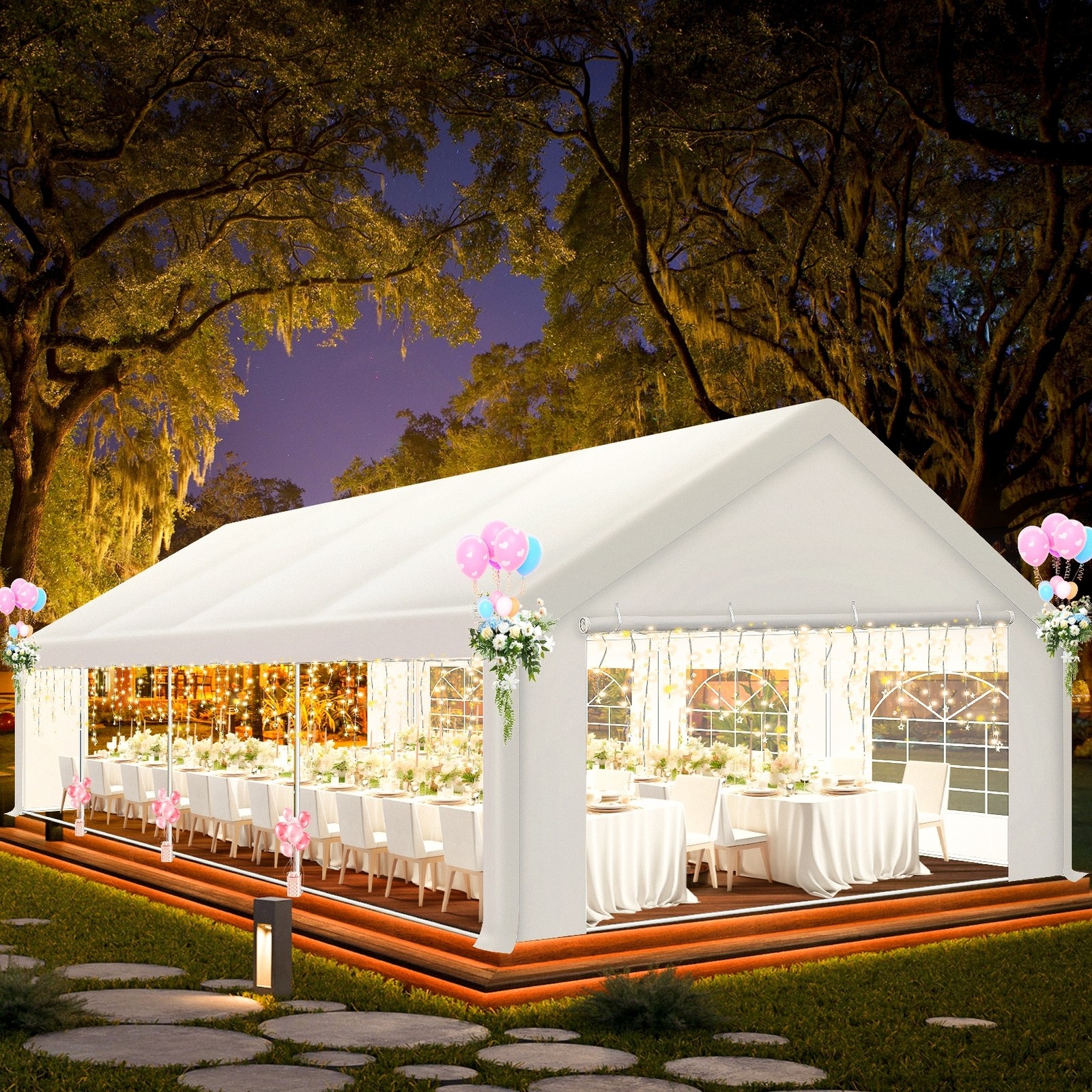 20'x30' Party Tent Heavy Duty Wedding Event Canopy Carport Carpas para Fiestas