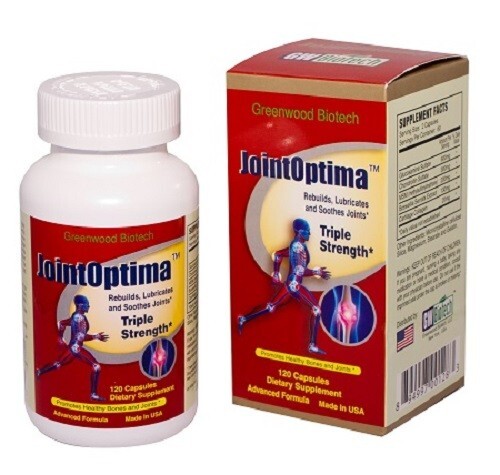 JointOptima (120 Capsules), Supports the structure of bones and cartilage
