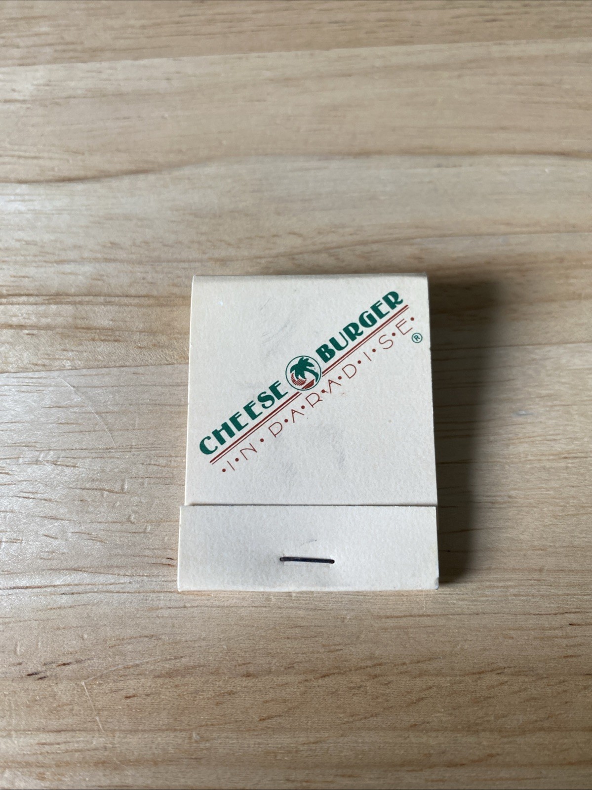 Cheese Burger In Paradise Lahaina Maui Hawaii Matchbook Vintage Rare