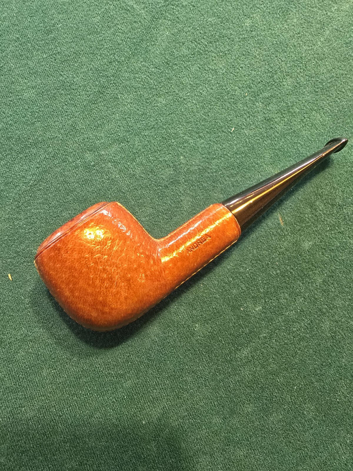 Vintage Andrea French Briar Estate Pipe Smooth Lovat Made In France Restored Vintage Andrea French Briar Estate Pipe Smooth Lovat Made In France Restored