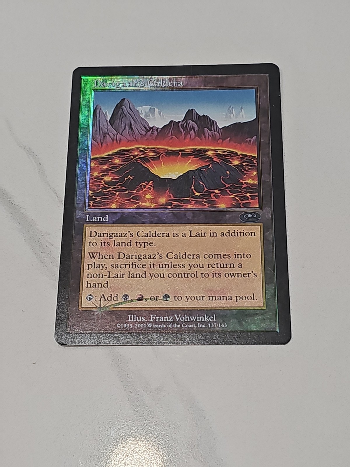 MTG Foil Darigaaz\'s Caldera EX/LP- Planeshift MTG Foil Darigaaz\'s Caldera EX/LP- Planeshift
