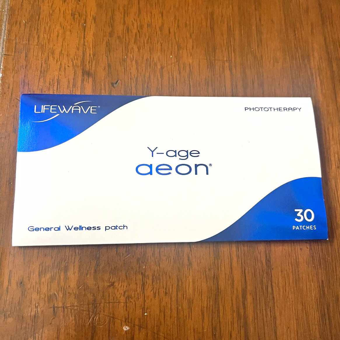 LifeWave Y-age aeon Phototherapy Wellness Patch 30ct White/Blue