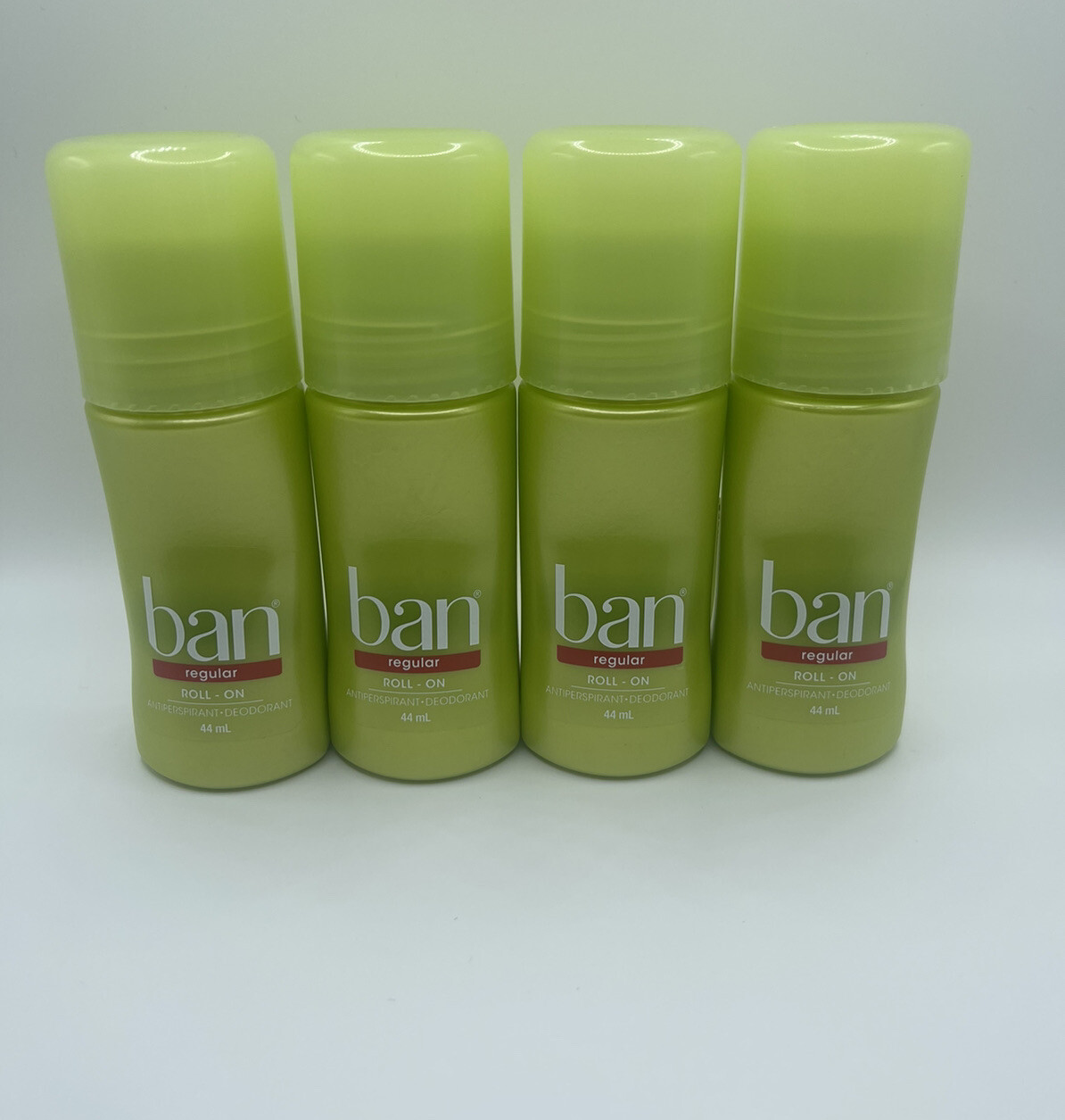 4 Ban Invisible Roll On Regular Deodorant 1.5oz 24hr TRAVEL SIZE