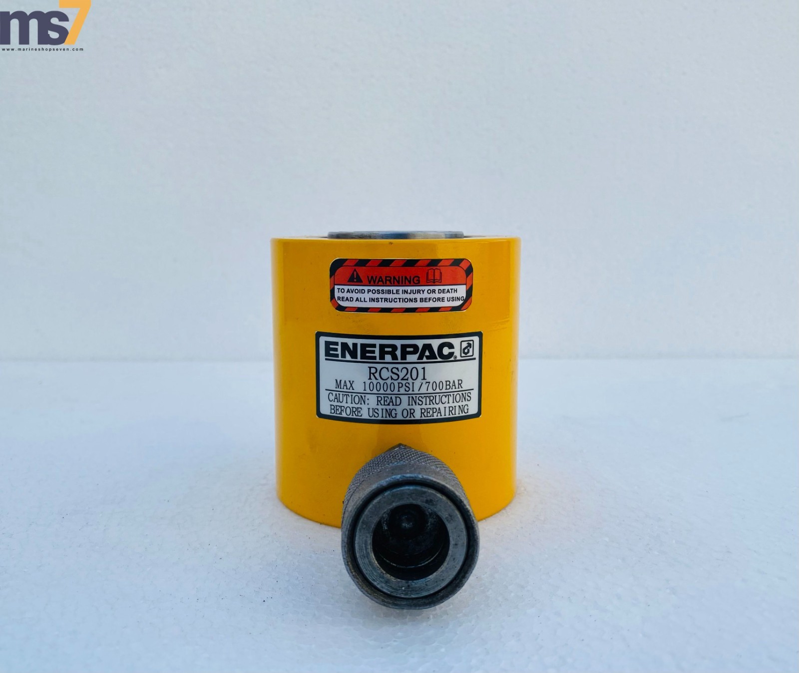 ENERPAC RCS201 LOW HEIGHT HYDRAULIC CYLINDER 20 TONS CAPACITY 1.75\