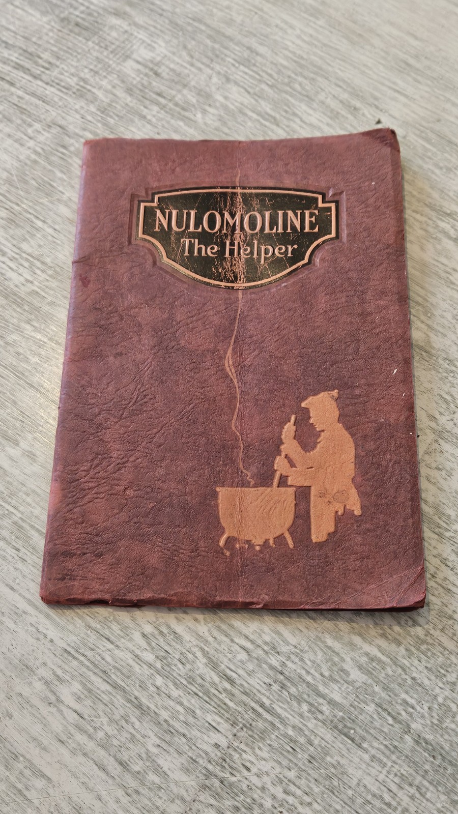 NULOMOLINE The Helper RARE Vintage Booklet Bakery Recipe Confectionery New York