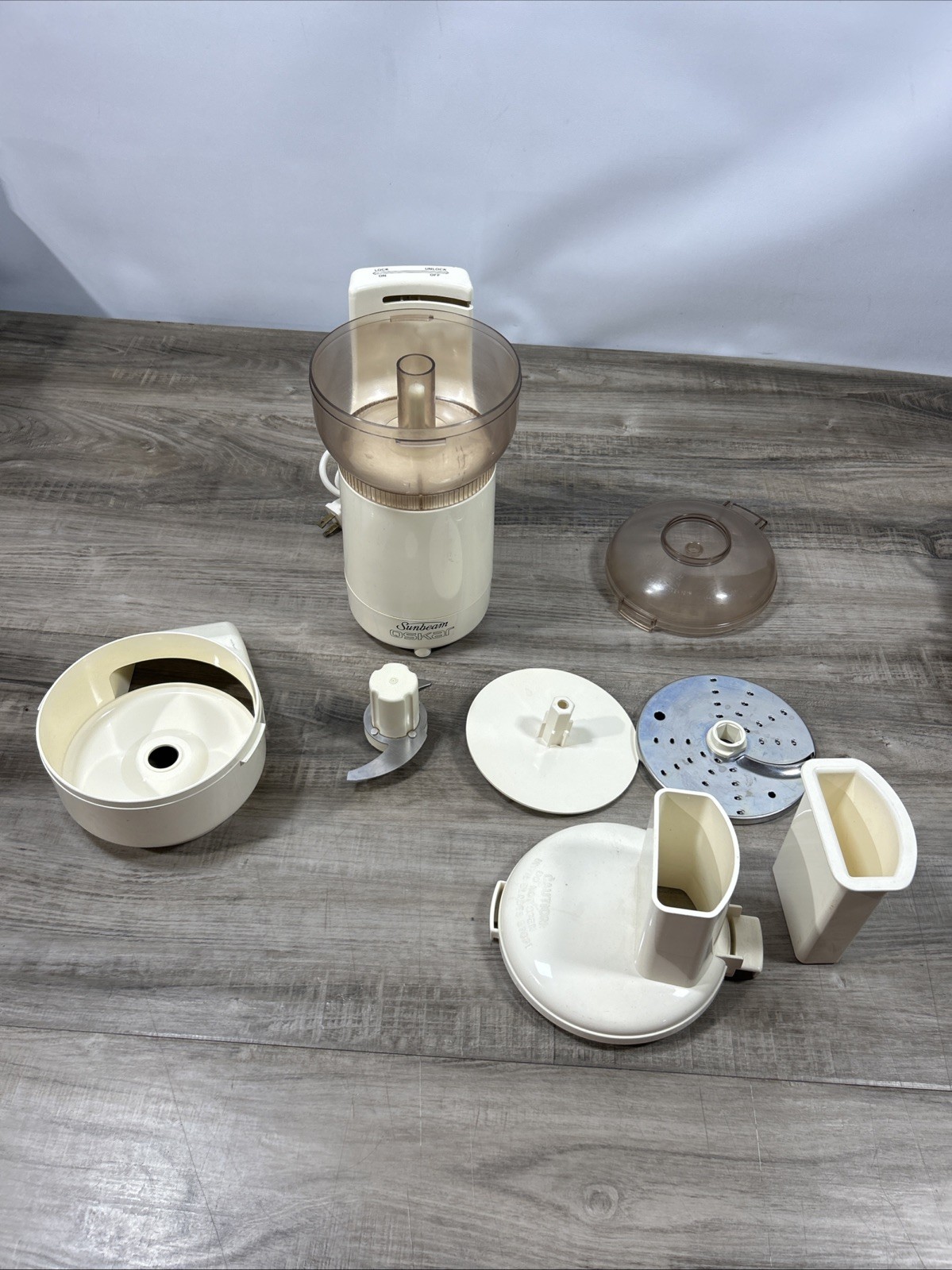 VTG Sunbeam Oskar Food Processor Shooter Accessories 14081 Made in France VTG Sunbeam Oskar Food Processor Shooter Accessories 14081 Made in France