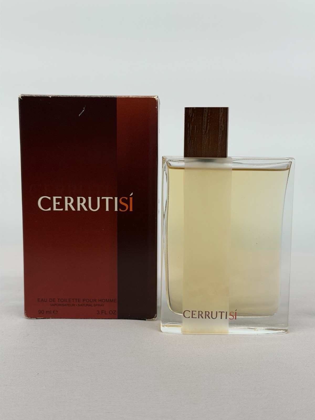 CerrutiSi Cerruti Men 3 oz 90 ml EDT Spray With Box Vintage Discontinued