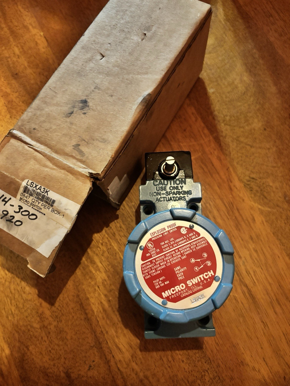 HONEYWELL/MICRO SWITCH,LSXA3K,EXPLOSION PROOF LIMIT SWITCH NEW 🔥🔥 HONEYWELL/MICRO SWITCH,LSXA3K,EXPLOSION PROOF LIMIT SWITCH NEW 🔥🔥