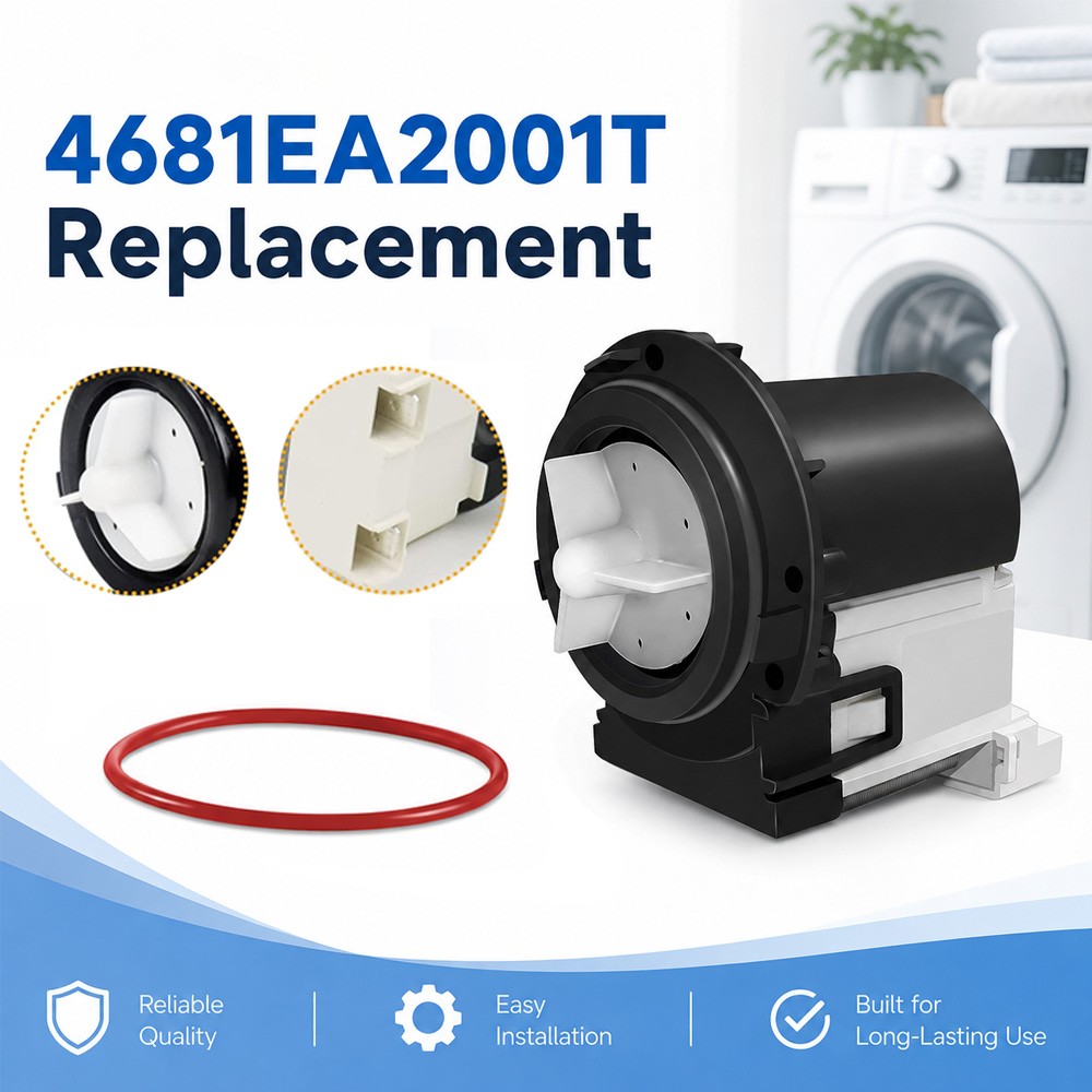 New 4681EA2001T Washer Drain Pump Motor Replacement For Kenmore Washers Machine