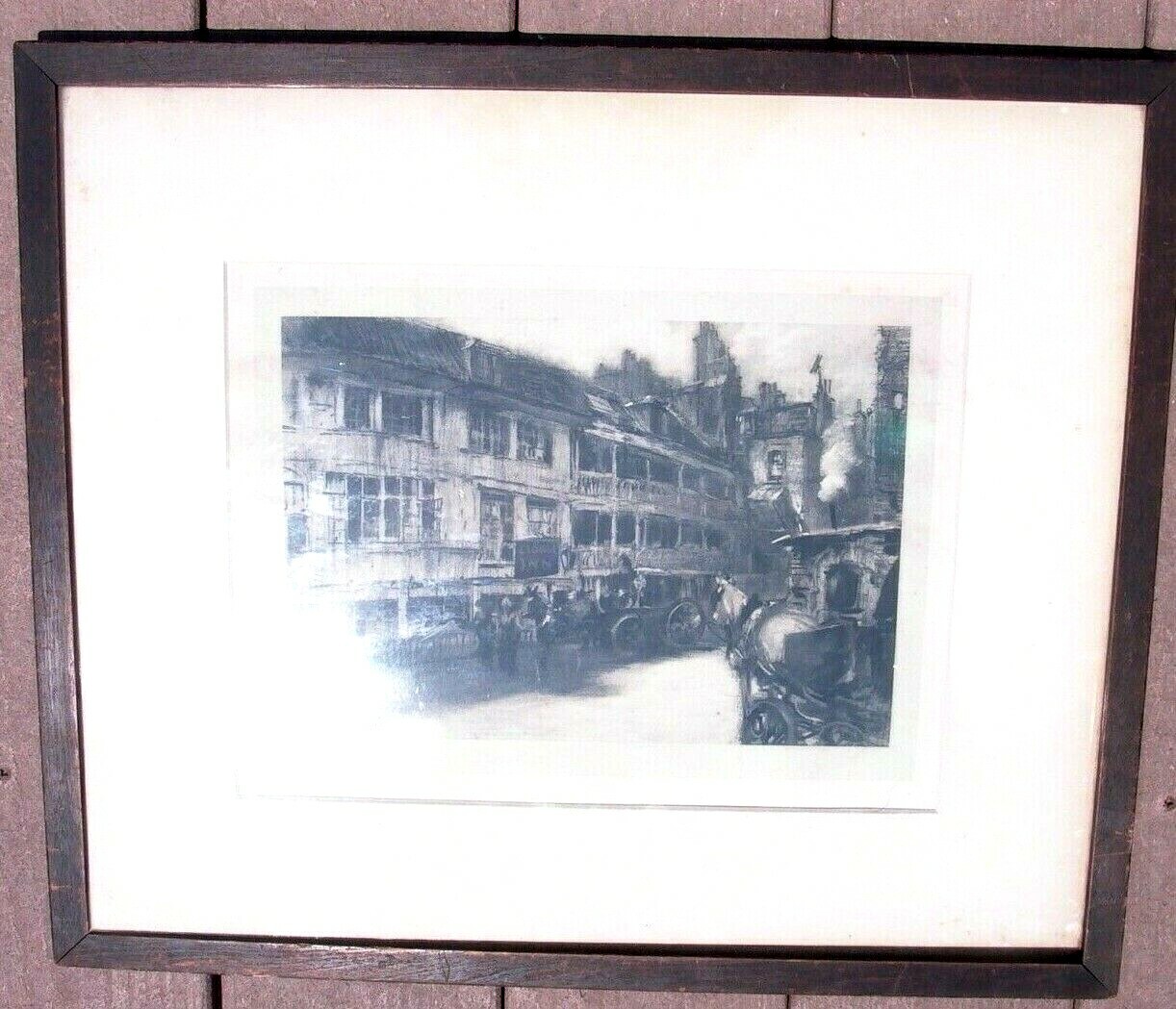 Rare etching 17x20