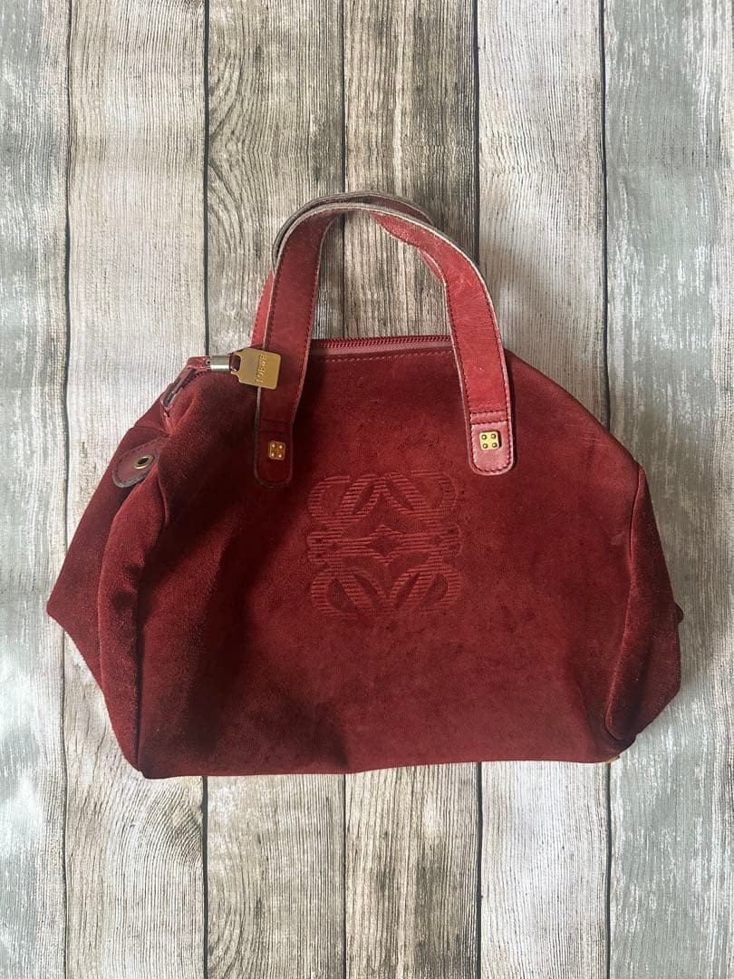 Loewe Vintage Handbag Unisex 33cm Designer Bag Classic Archive Style Large