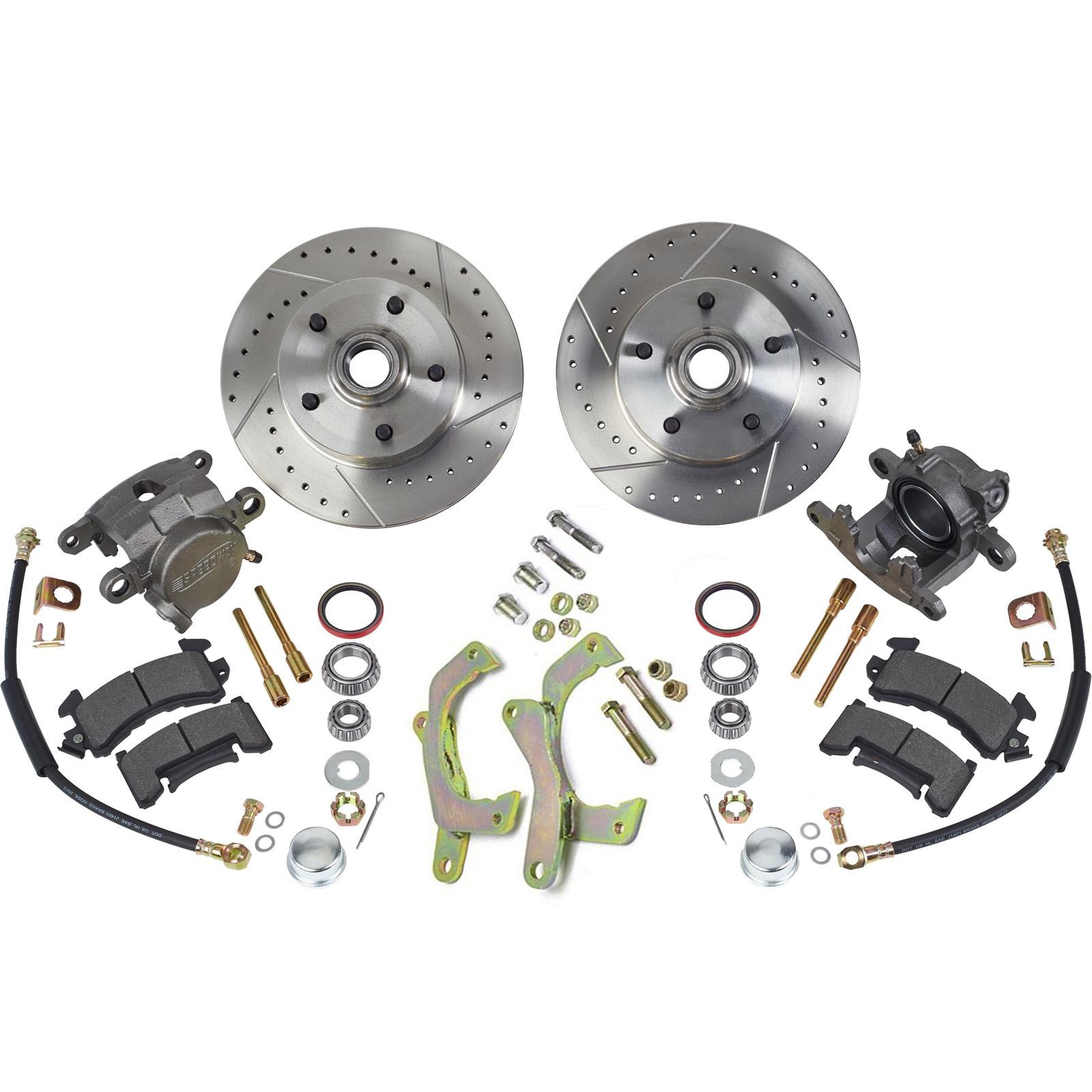 Deluxe Disc Brake Kit, Fits 1958 Full Size Chevy Car