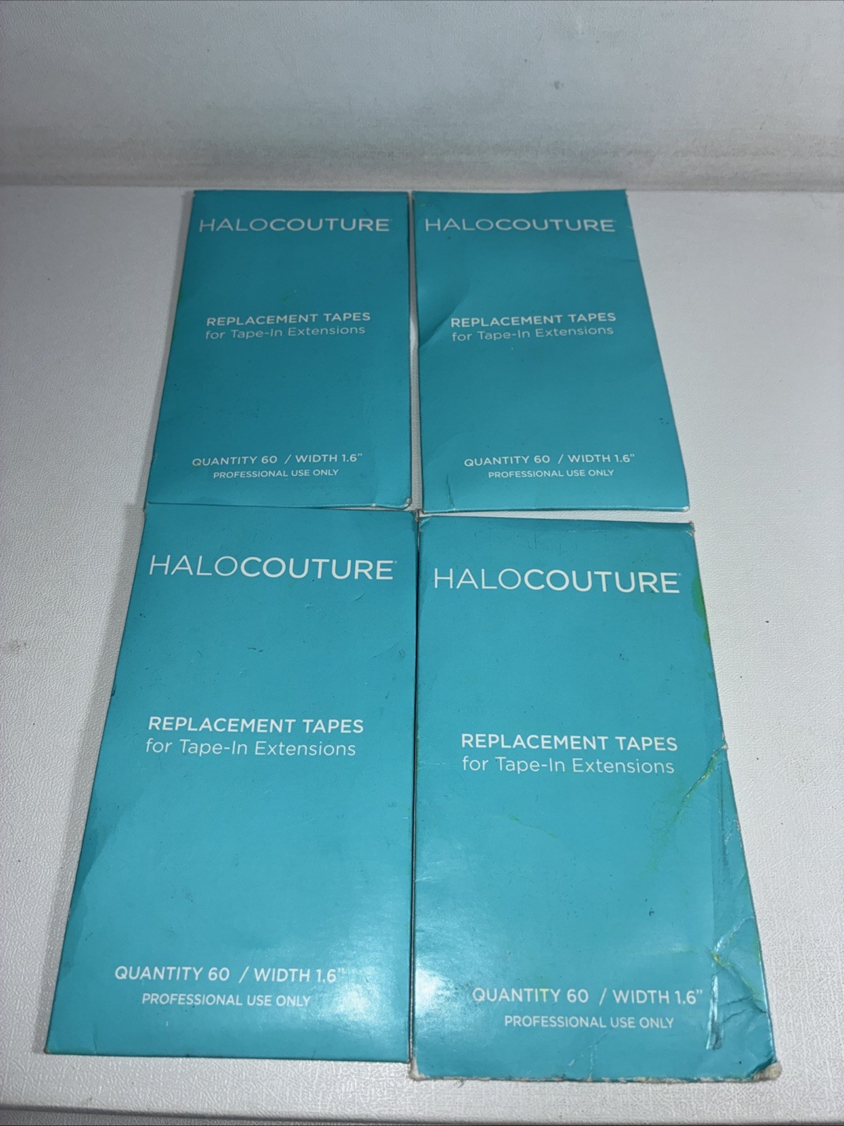 Lot Of 4 New Halocouture Replacement Tapes For Tape In Extensions 60 Per Box 