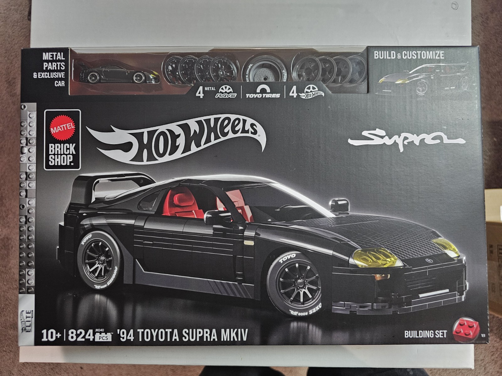 Mattel Brick Shop Hot Wheels \'94 Toyota Supra MKIV Set Metal Parts READY TO SHIP