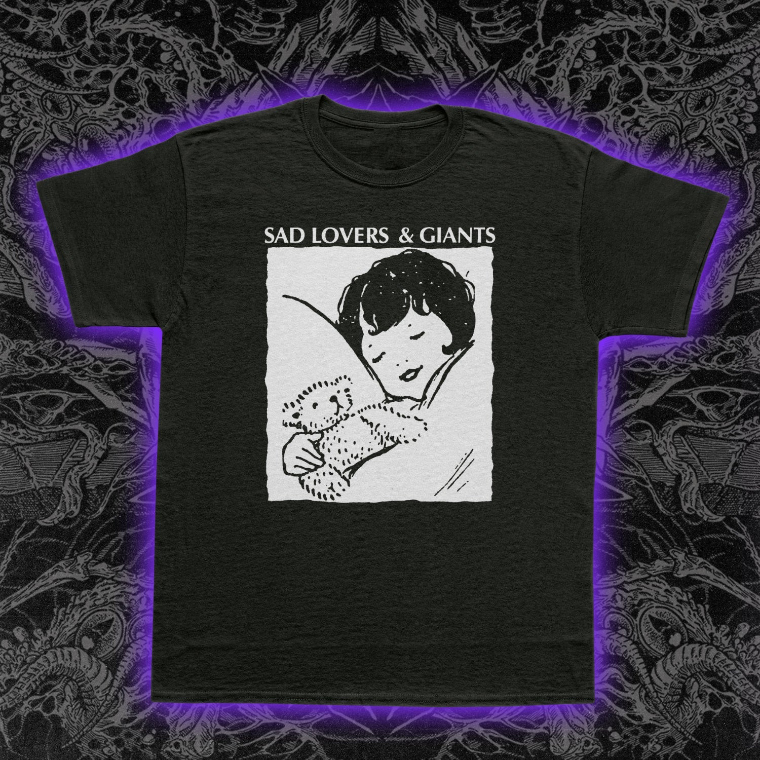 Sad Lovers and Giants T-Shirt Post-Punk Goth Rock New Wave British Music Tee S-5