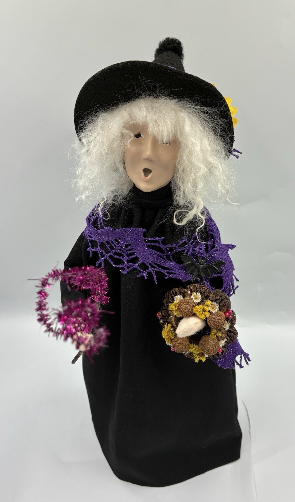 Byers Choice Caroler OOAK Halloween Witch Rare Byers Choice Caroler OOAK Halloween Witch Rare