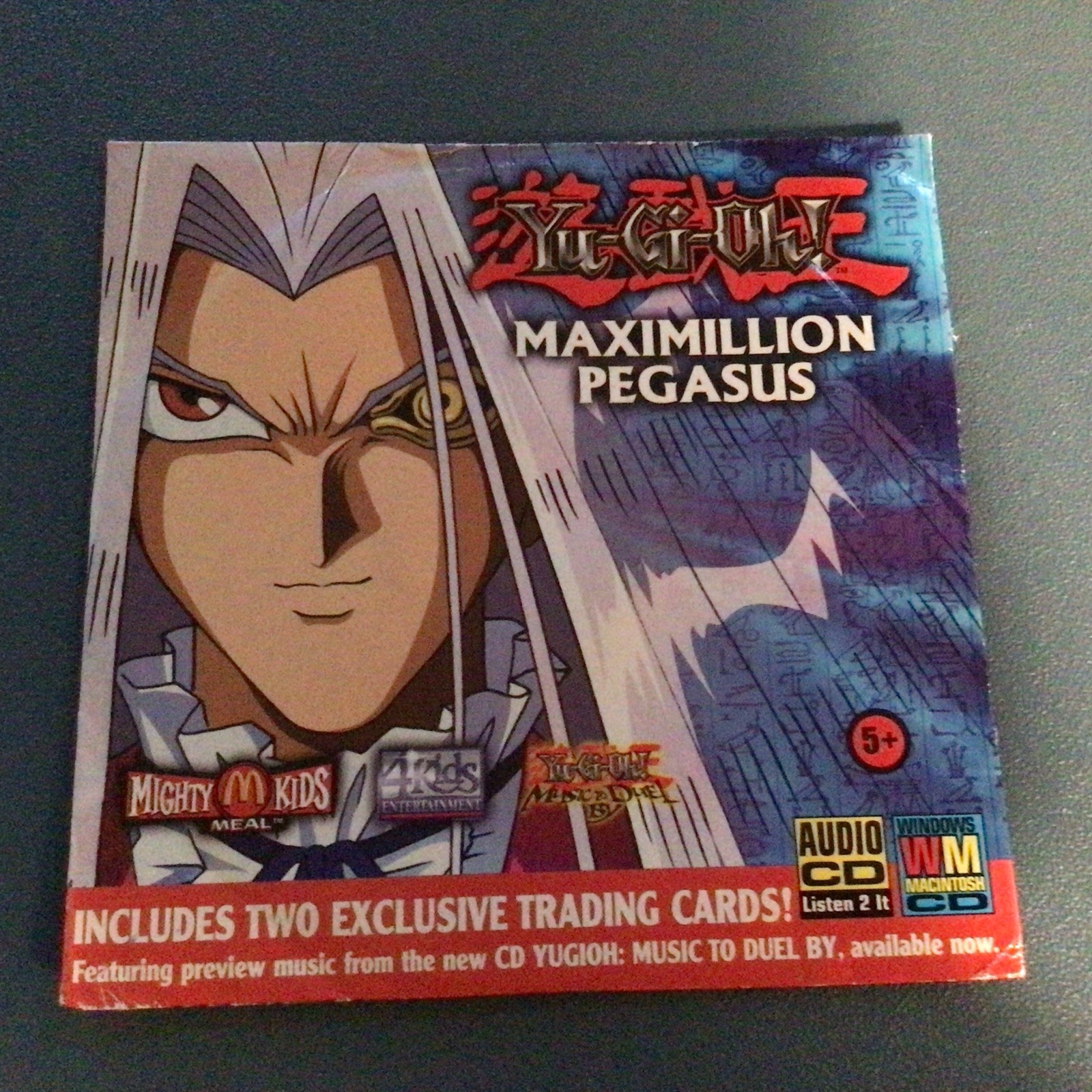 RARE Yu-Gi-Oh 2002 McDonald’s Maximillion Pegasus Sealed CD & Cards RARE Yu-Gi-Oh 2002 McDonald’s Maximillion Pegasus Sealed CD & Cards