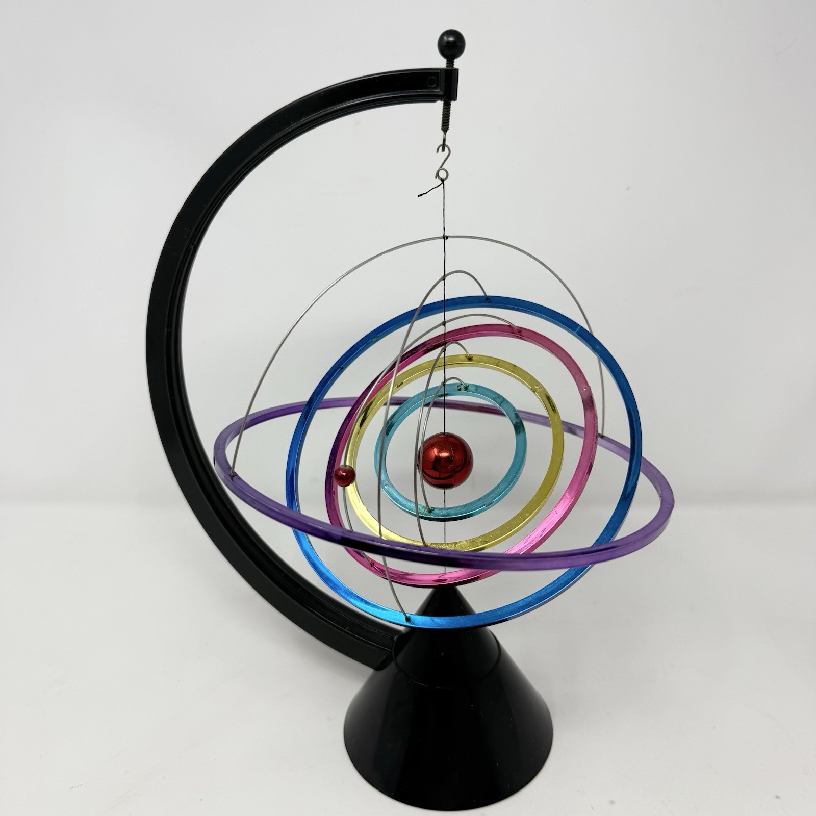 Toysmith Galaxy Cosmic Ring Kinetic Art Mobile Decor Desktop Sculpture Motion Toysmith Galaxy Cosmic Ring Kinetic Art Mobile Decor Desktop Sculpture Motion