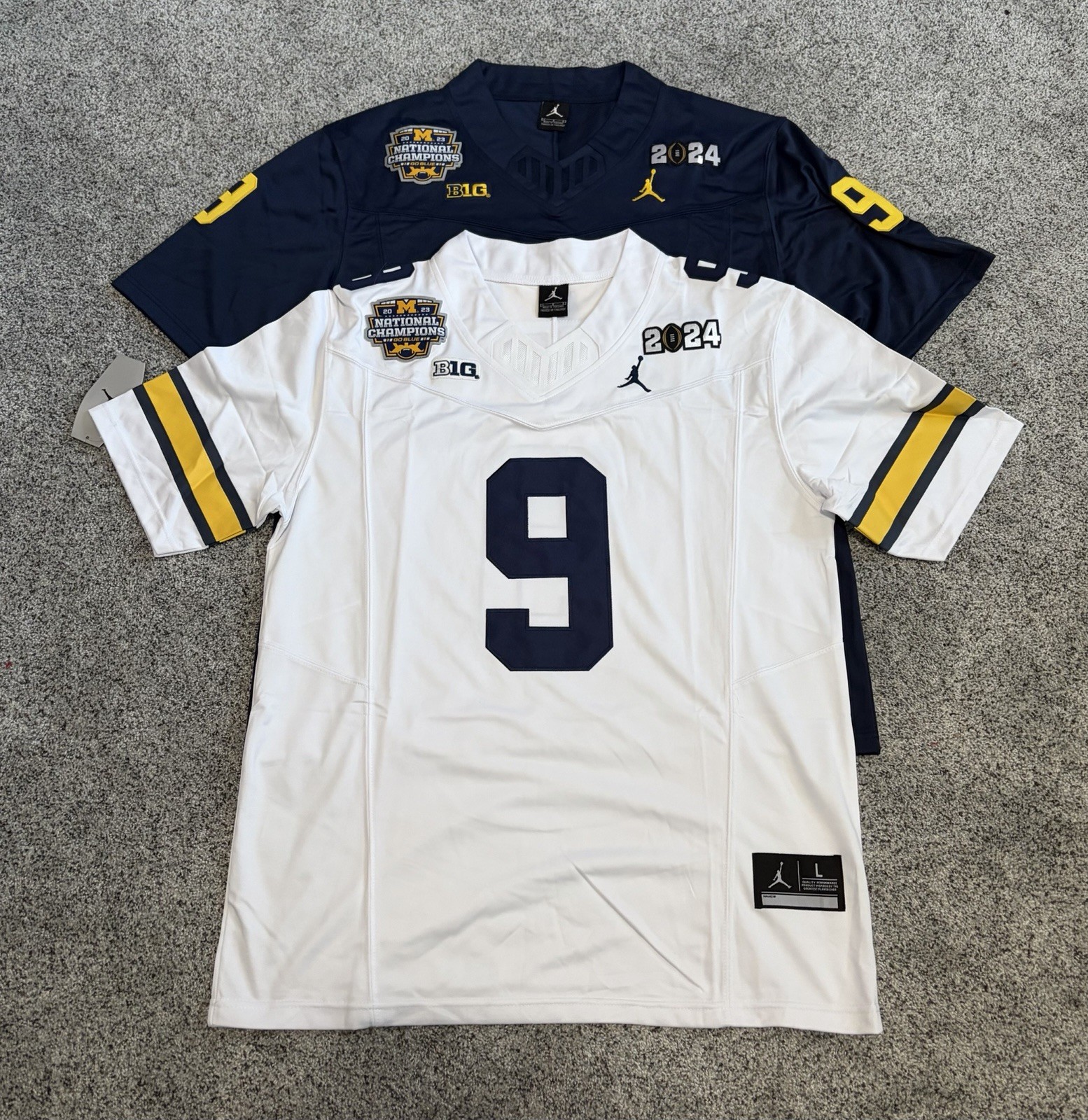 JJ McCarthy National Championship Michigan Wolverines Jersey Ships Fast