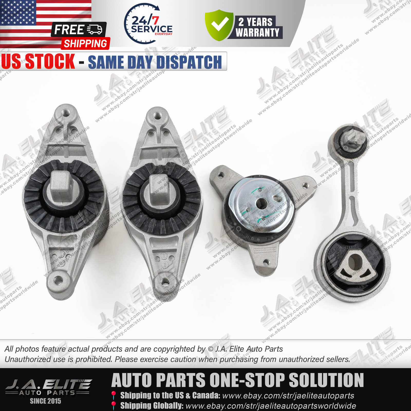 4pcs Engine Transmission Mount Kit fit Maserati Ghibli Quattroporte 4WD 4pcs Engine Transmission Mount Kit fit Maserati Ghibli Quattroporte 4WD