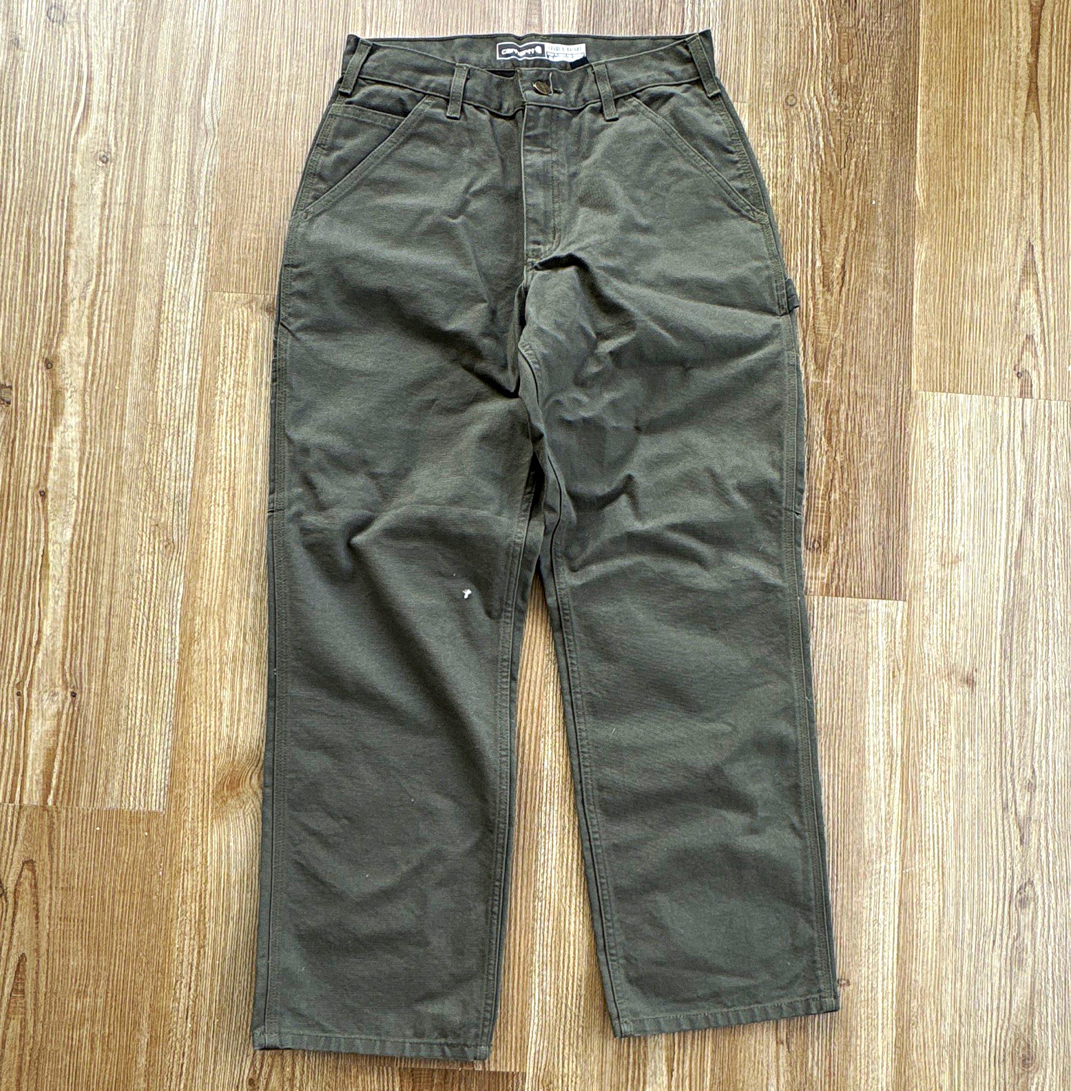 Carhartt Loose Straight Work Pants Gray 31x30 Cotton Canvas MPN B0011-M Carhartt Loose Straight Work Pants Gray 31x30 Cotton Canvas MPN B0011-M