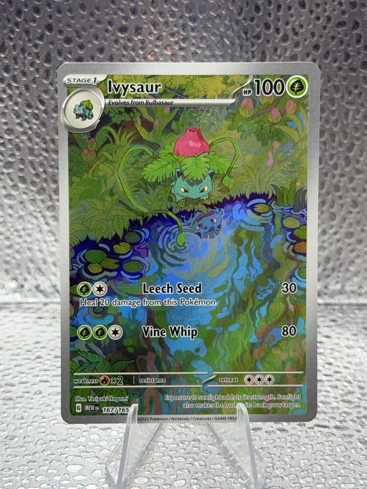 Ivysaur 167/165 Holo Illustration Rare SV: Scarlet & Violet 151