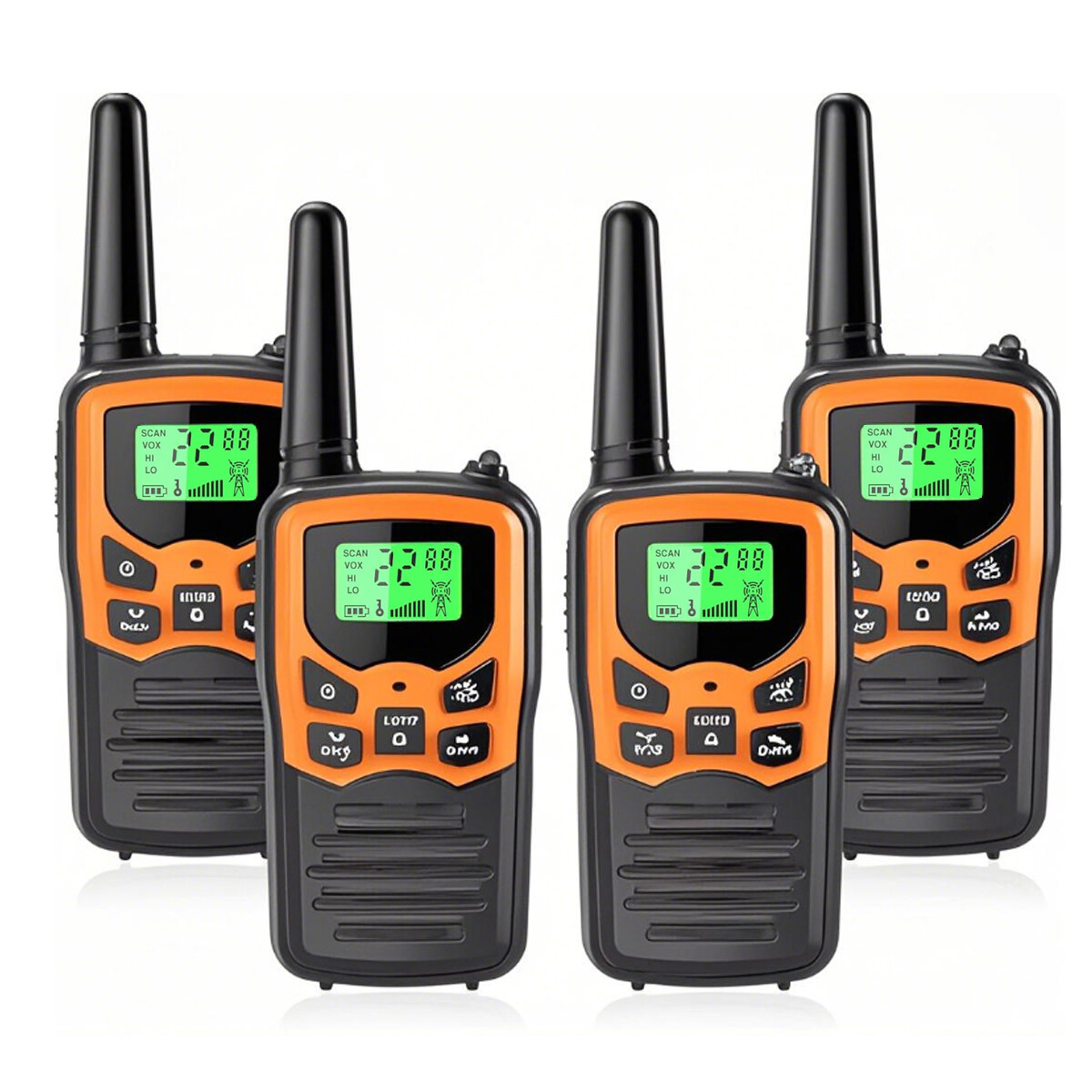 4 PACK Long Range 50 mile Walkie Talkie Two Way Radio Charge Headset Waterproof 4 PACK Long Range 50 mile Walkie Talkie Two Way Radio Charge Headset Waterproof
