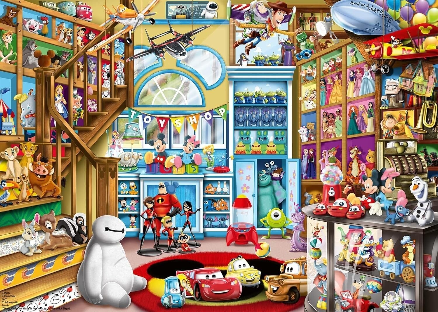 Ravensburger Disney Pixar Toy Store 1000 Piece Jigsaw Puzzle 