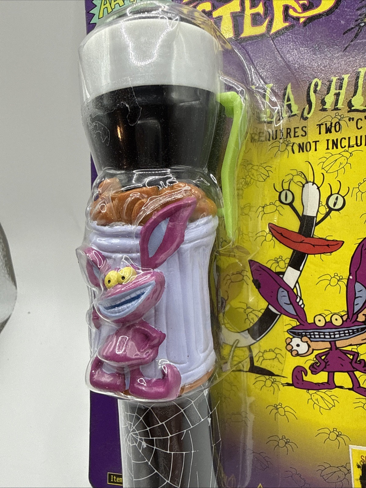 1995 AAAHH Real Monsters 🐛🪲🕸️ICKIS Flashlight  Nickelodeon Vtg NEW in Box