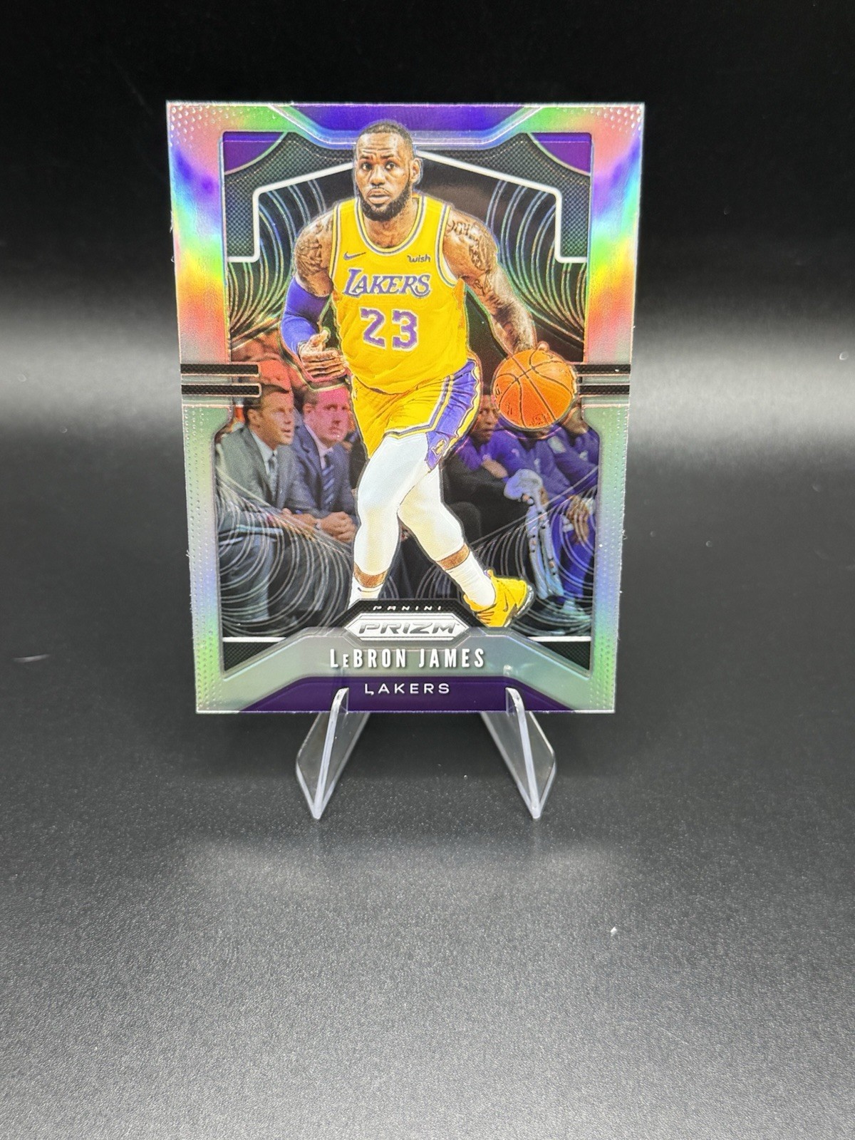 2019-20 Panini Prizm - LeBron James Silver Prizm #129 Lakers