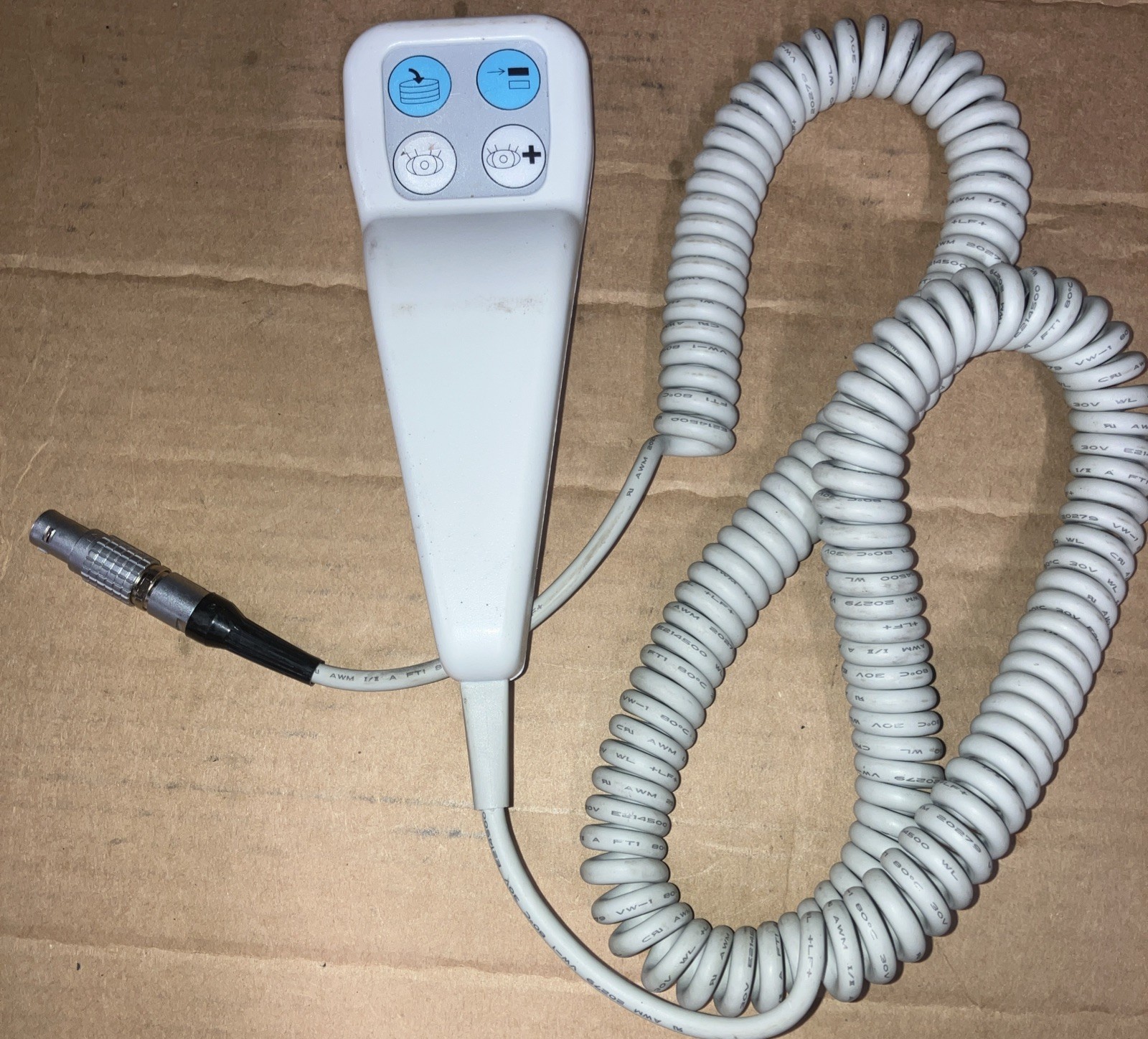 GE HEALTHCARE 4 BUTTON HAND SWITCH 5448522 OEC MOBILE HAND CONTROL TESTED