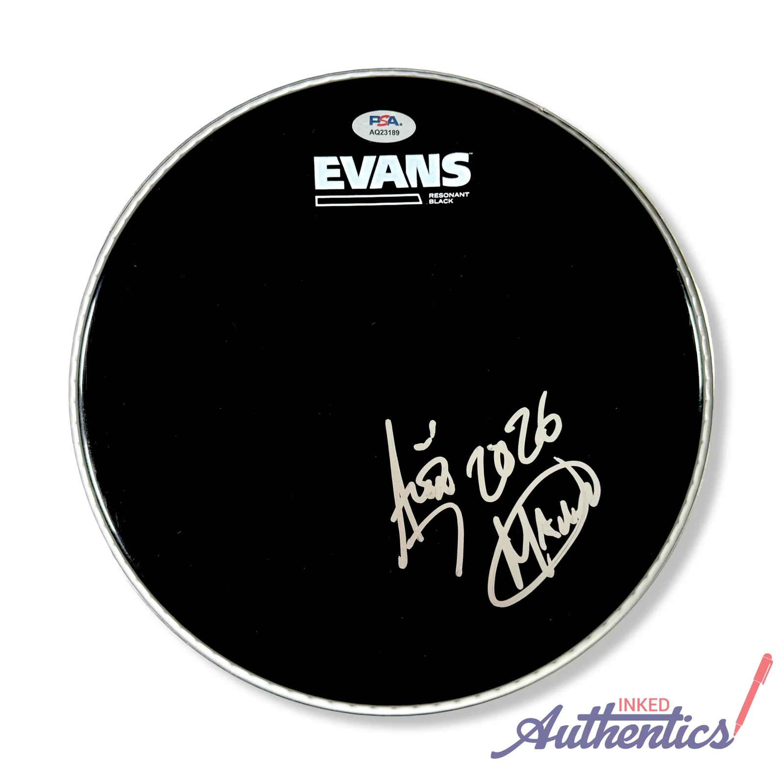 Alex Gonzalez Signed Autographed 10” Drumhead Mana PSA/DNA Authenticated