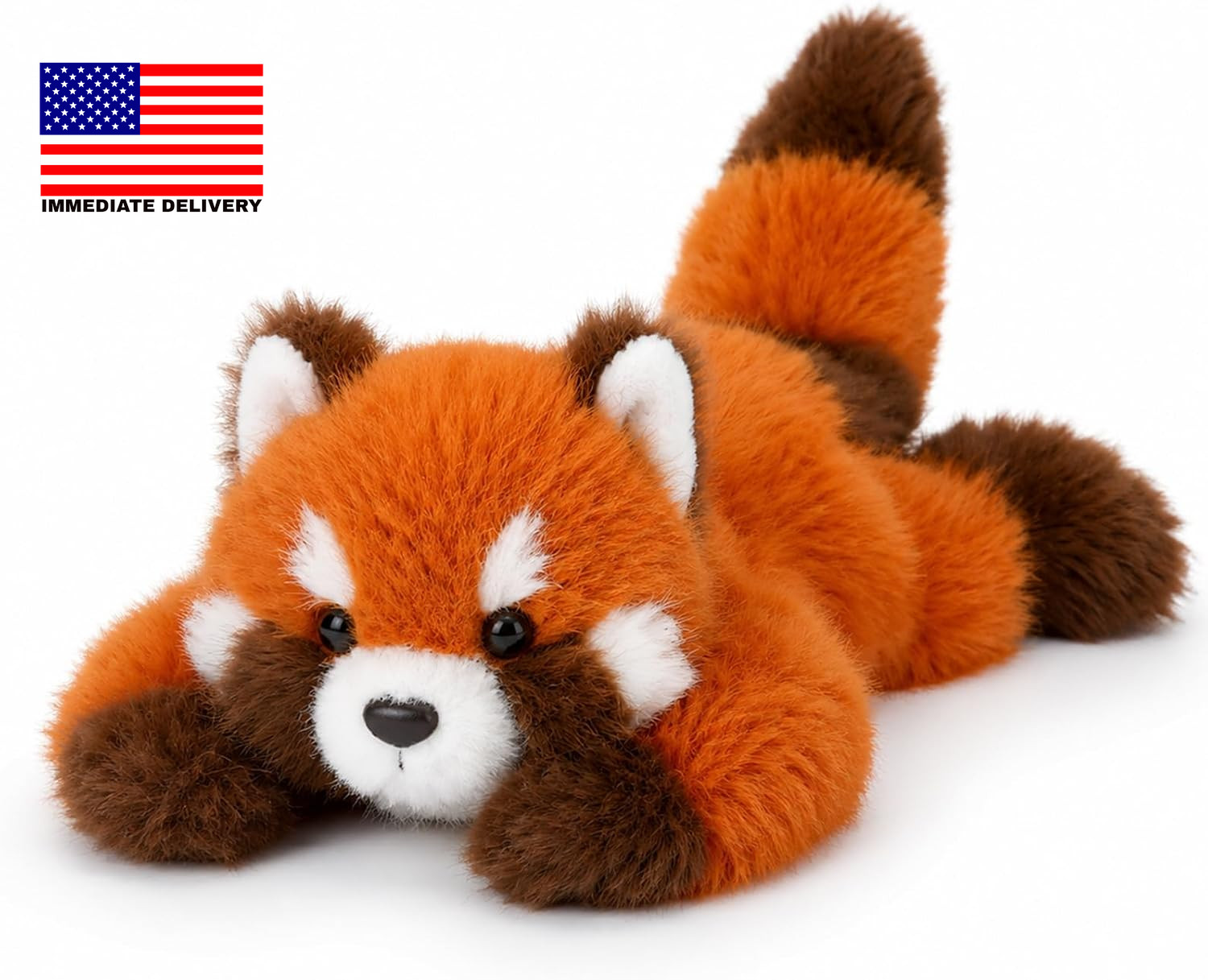 Cute Red Panda Stuffed Animal Soft Red Panda Plush Toy Gifts for Kids 7.1\