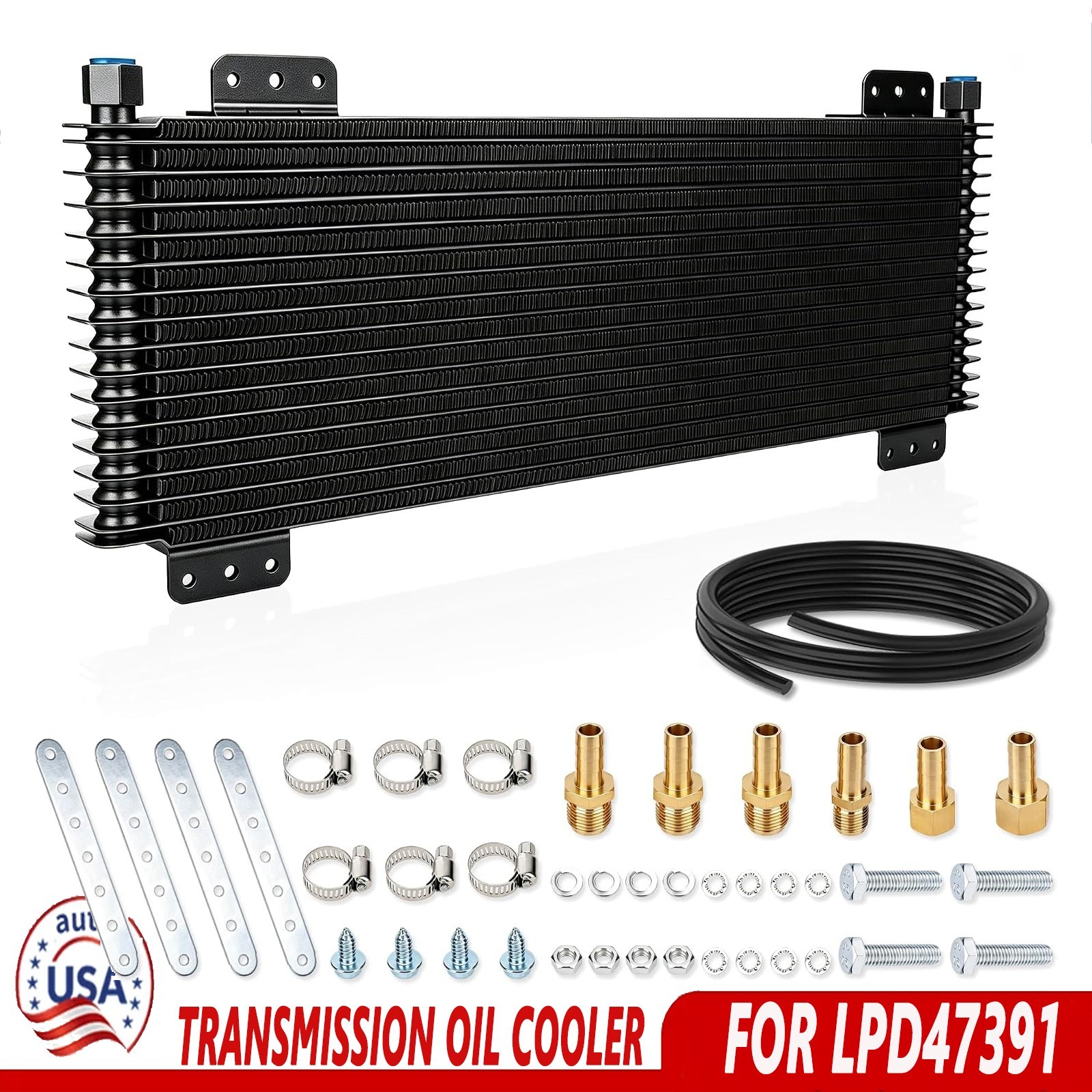 LPD47391 40K Transmission Cooler Transmission Oil Cooler GVW Max 40,000 Black