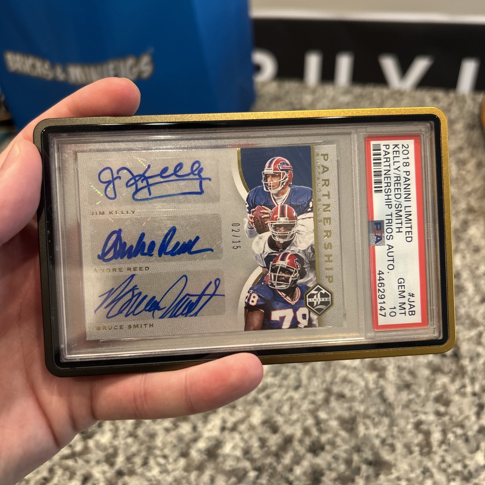 2018 Panini Limited Auto Kelly Reed Smith /15 PSA 10 2018 Panini Limited Auto Kelly Reed Smith /15 PSA 10