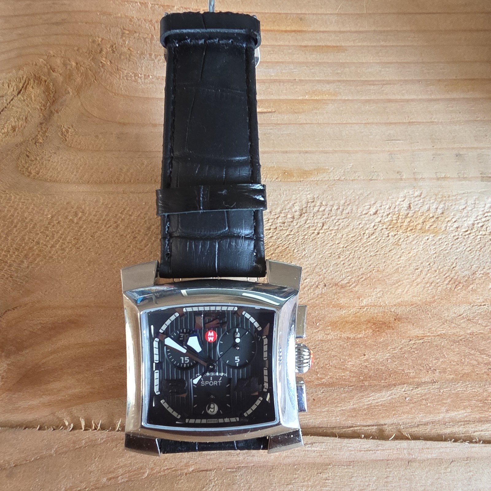 RARE,UNIQUE Men\'s SWISS CHRONOGRAPH Watch MICHELE MW01H00. Black Dial* RARE,UNIQUE Men\'s SWISS CHRONOGRAPH Watch MICHELE MW01H00. Black Dial*