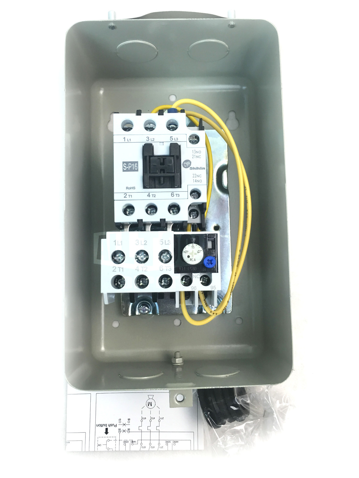 5HP, 3rd Phase, 230V, 18Amp, MS-P16 Magnetic Motor Starter