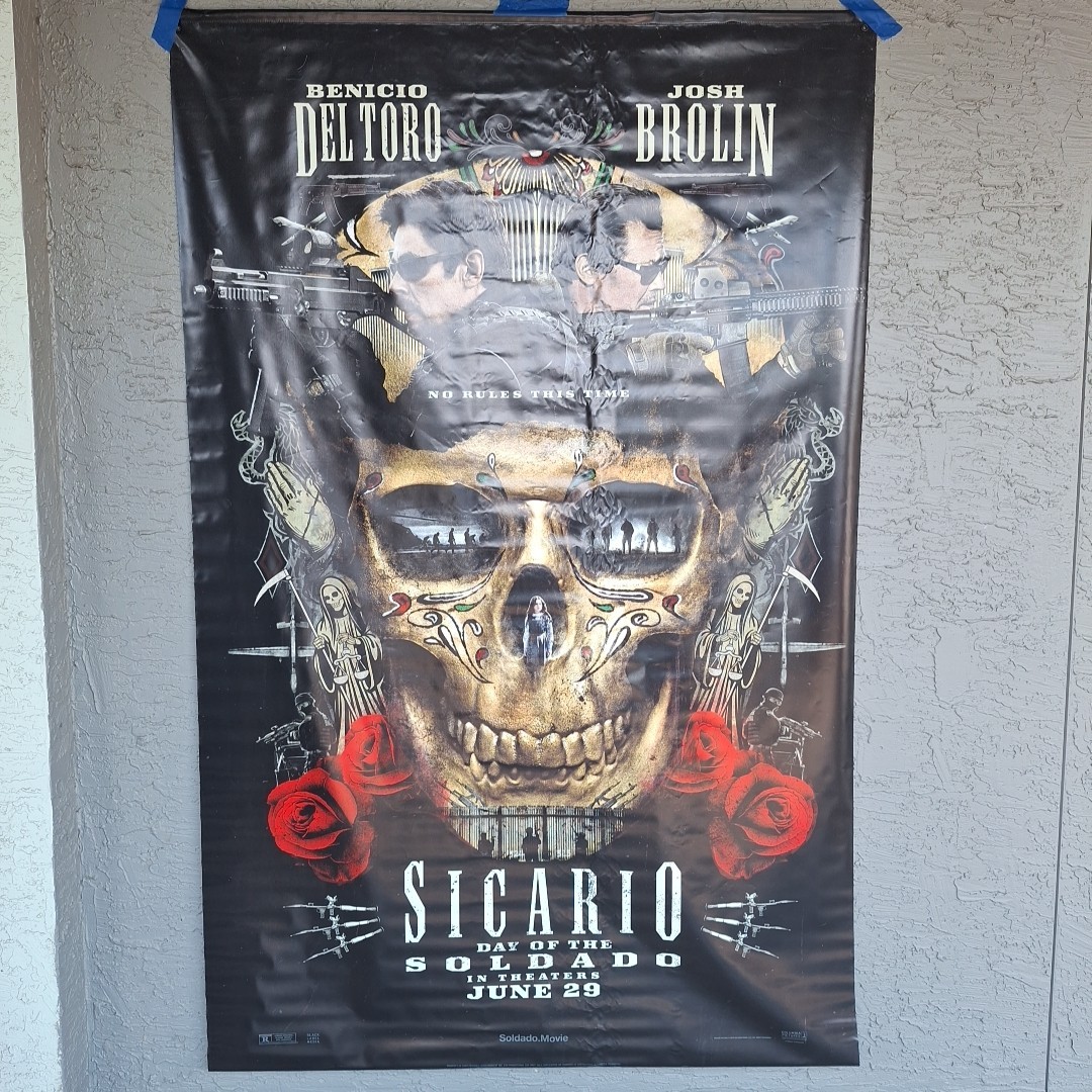 Sicario Day Of The Soldado Vinyl Jumbo Movie Poster Sicario Day Of The Soldado Vinyl Jumbo Movie Poster