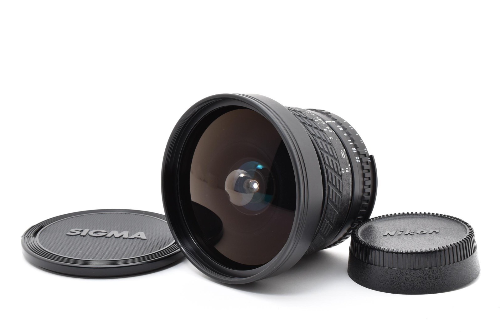 Rare Sigma 8mm f/4 Fisheye Circular Image MF Lens Nikon 9306