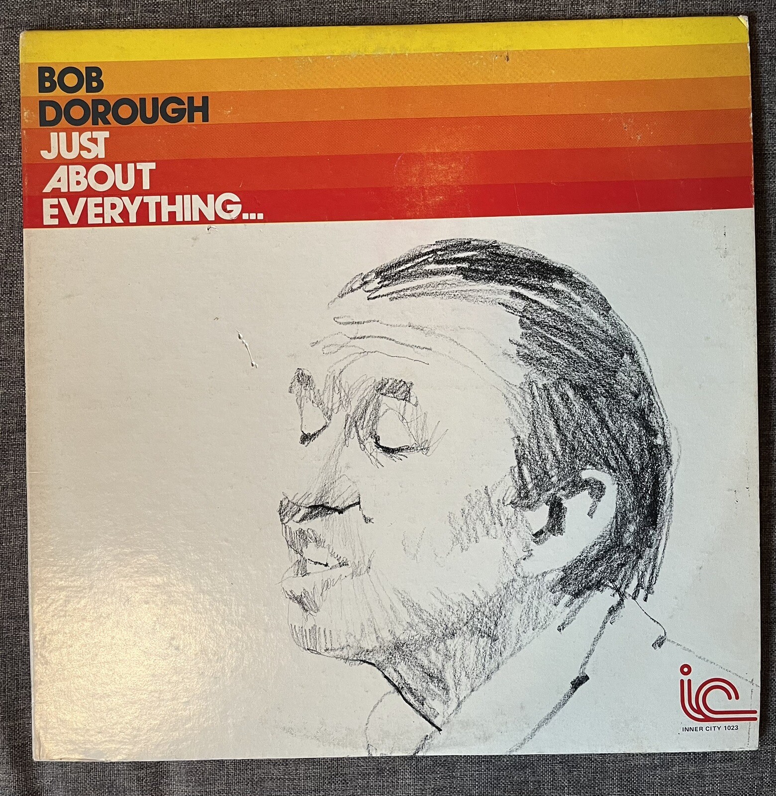 BOB DOROUGH - Just About Everything / 1977 Inner City Records LP 1st Press