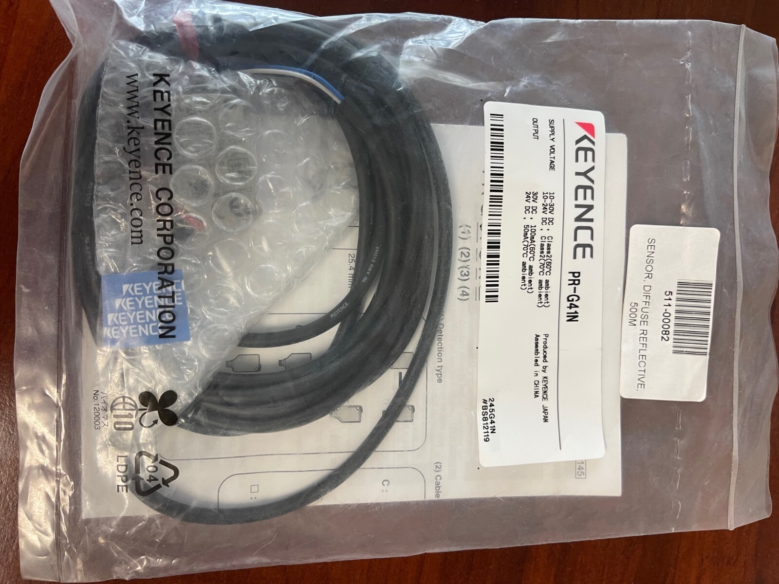 1pcs KEYENCE CORP PR-G41N / PRG41N sensor