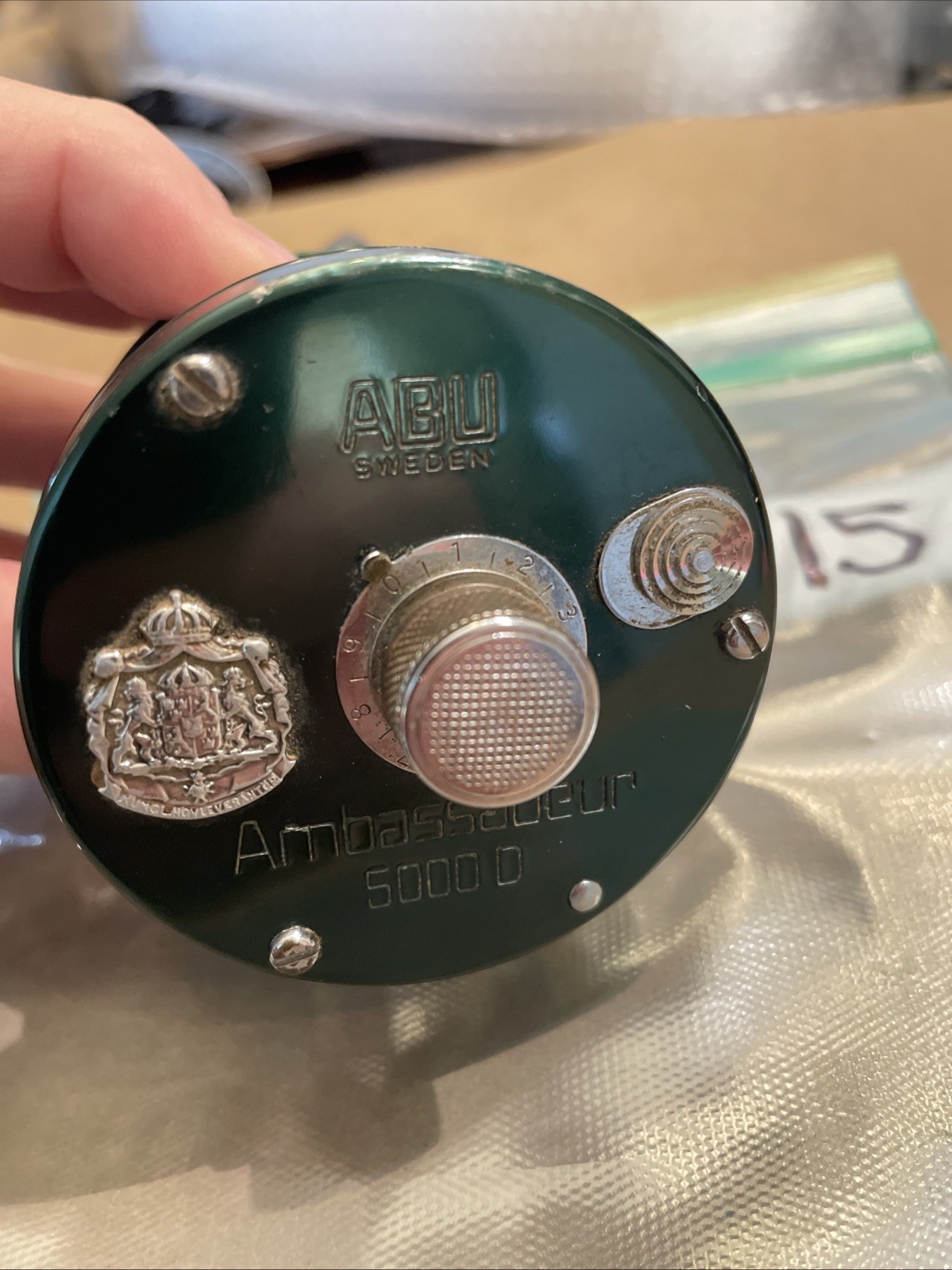 Vintage ABU GARCIA 5000D Casting Reel Direct Drive Green Good Condition See Pics Vintage ABU GARCIA 5000D Casting Reel Direct Drive Green Good Condition See Pics
