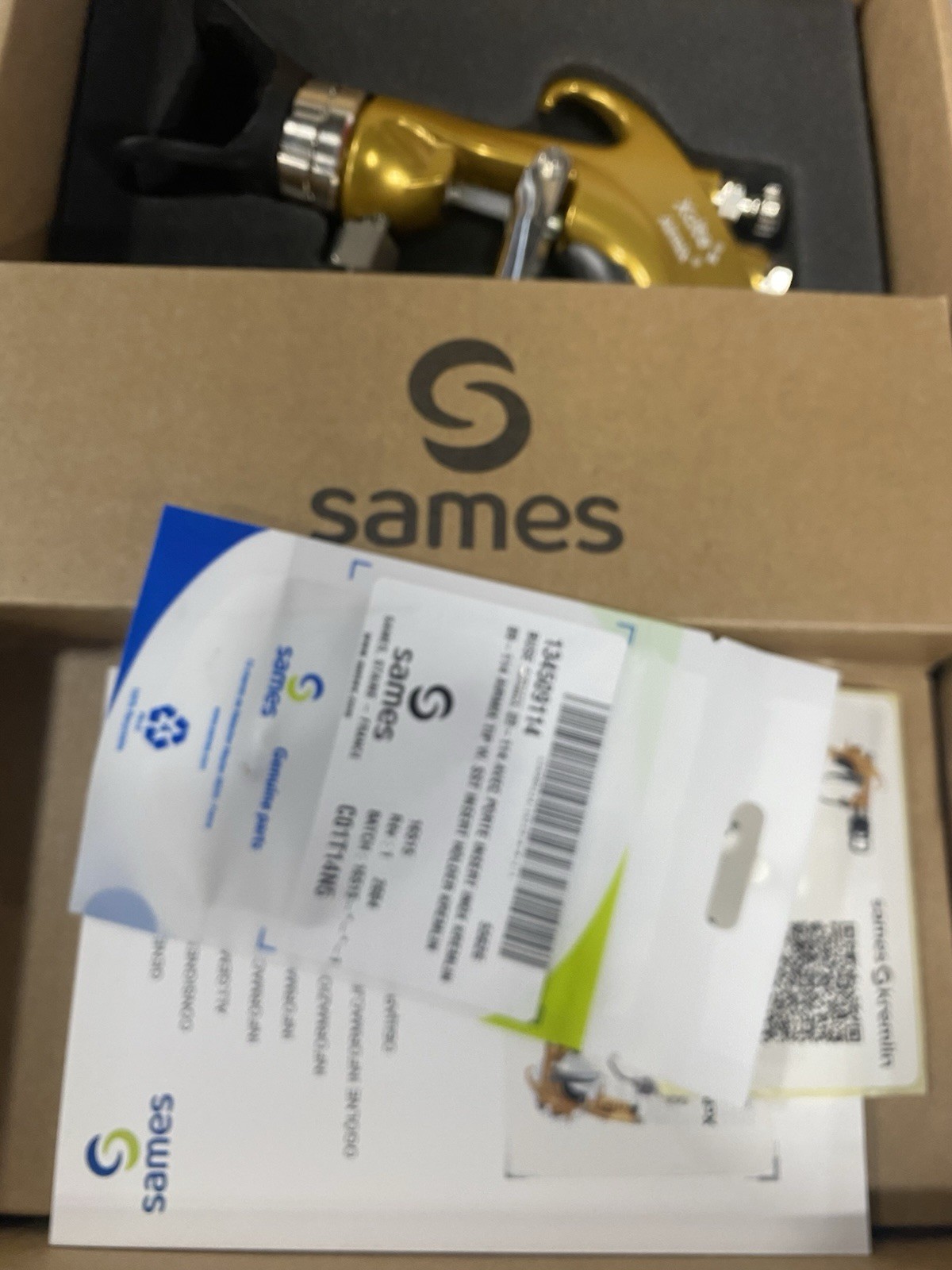 SAMES Kremlin Xcite Airmix Spray Gun  With Tip - NEW UNUSED