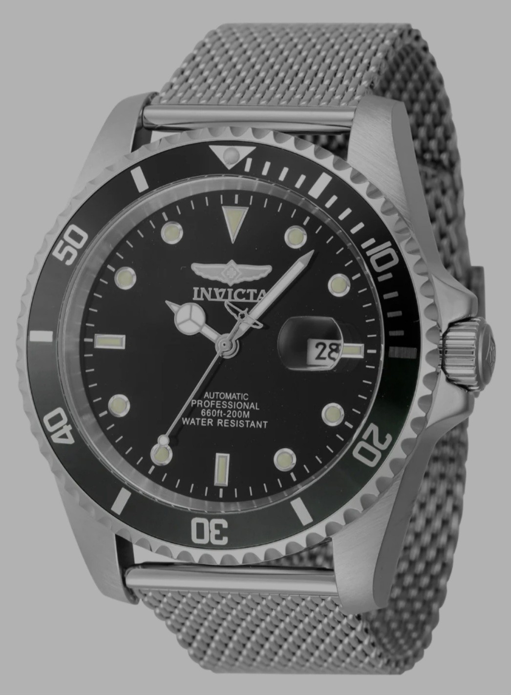 Invicta Grand Diver Bastion Automatic 47mm Steel Black 47964 Rare BNIB
