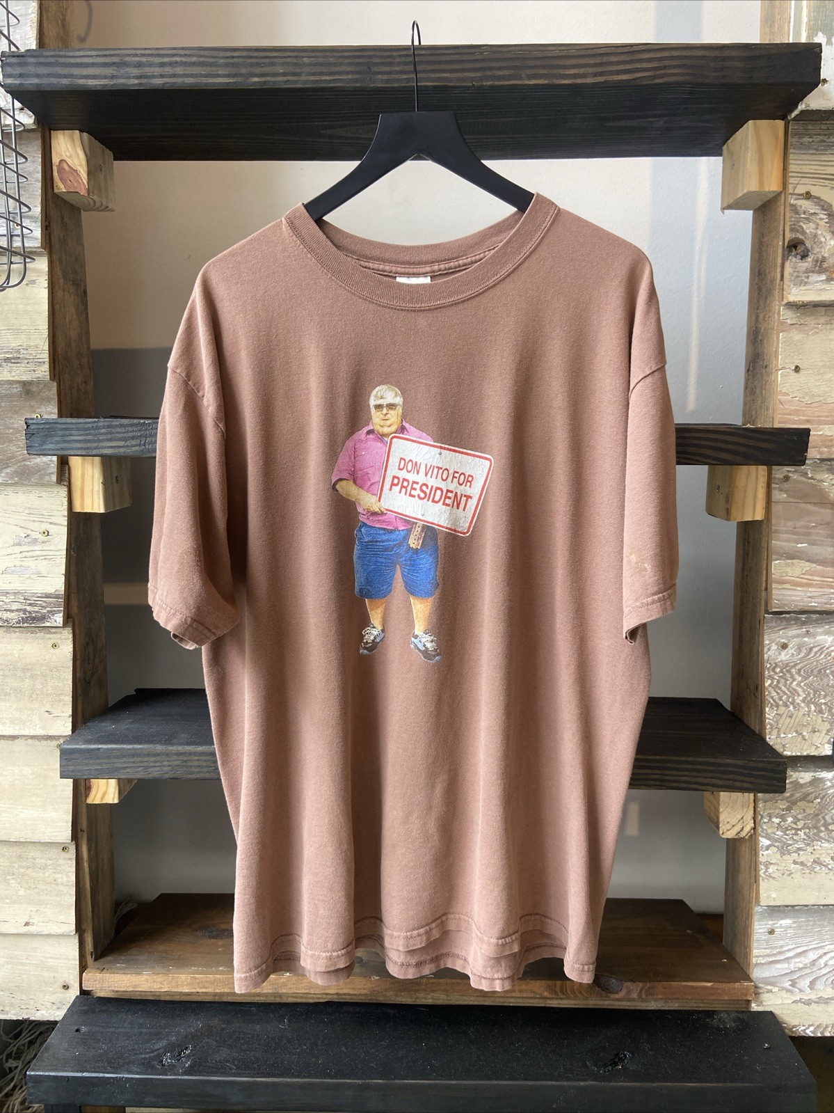 MTV Viva La Bam Don Vito For President Promo Skateboarding T-Shirt MTV Viva La Bam Don Vito For President Promo Skateboarding T-Shirt